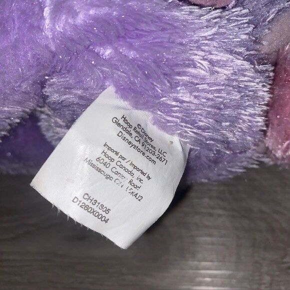 Disney Store Exclusive Heffalump Lumpy Purple Winnie The Pooh Plush - Picture 8 of 8